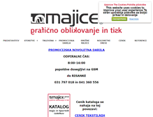 Tablet Screenshot of majicegroup.com